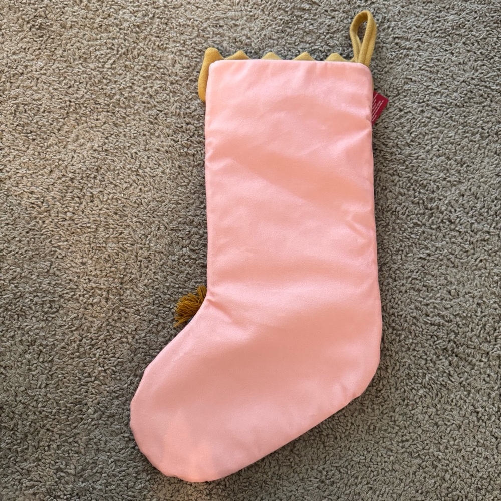 St Nicholas Appliqué Embroidered Girls Christmas Stocking Princess Rapunzel NWT - Picture 5 of 7